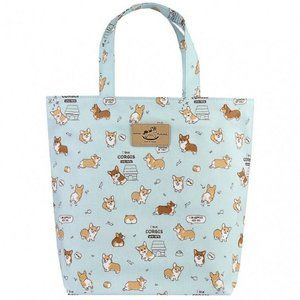 Waterproof Corgi Bucket Tote Shoulder Handbag